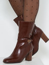 CAMAIEU Braune Ankle Boots mit Absatz CAMAIEU