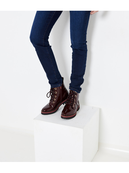 CAMAIEU Braune Ankle Boots CAMAIEU