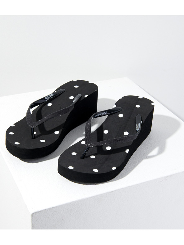 CAMAIEU Schwarze Zehentrenner CAMAIEU