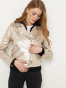 CAMAIEU Beige metallic Jacke CAMAIEU