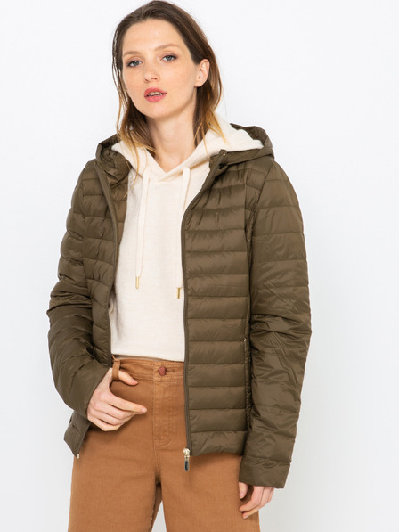 CAMAIEU Khaki gesteppte Jacke CAMAIEU