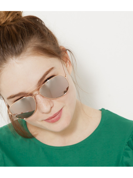CAMAIEU Rosa Piloten-Sonnenbrille CAMAIEU
