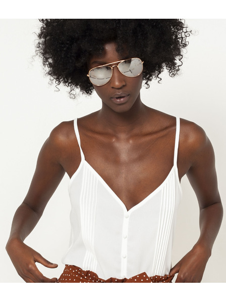CAMAIEU Rosa Piloten-Sonnenbrille CAMAIEU
