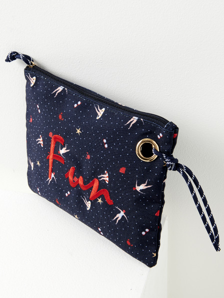 CAMAIEU Dunkelblau Clutch CAMAIEU