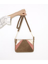 CAMAIEU Braun-rosa Handtasche CAMAIEU