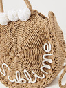 CAMAIEU Beige Flechthandtasche CAMAIEU