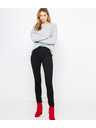 CAMAIEU Schwarze Hose mit Saum CAMAIEU