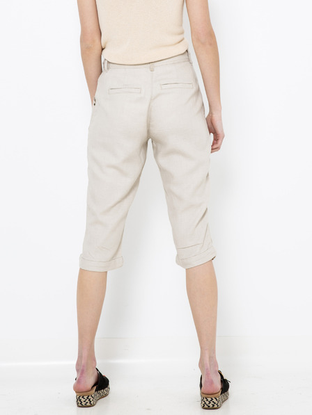 CAMAIEU Cremefarbene 3/4 Hose CAMAIEU