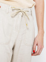 CAMAIEU Cremefarbene 3/4 Hose CAMAIEU