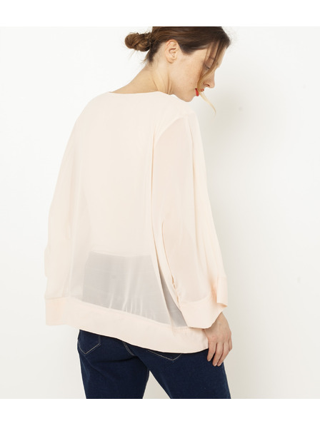 CAMAIEU Rosa Bluse CAMAIEU