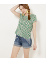 CAMAIEU Grüne Bluse CAMAIEU