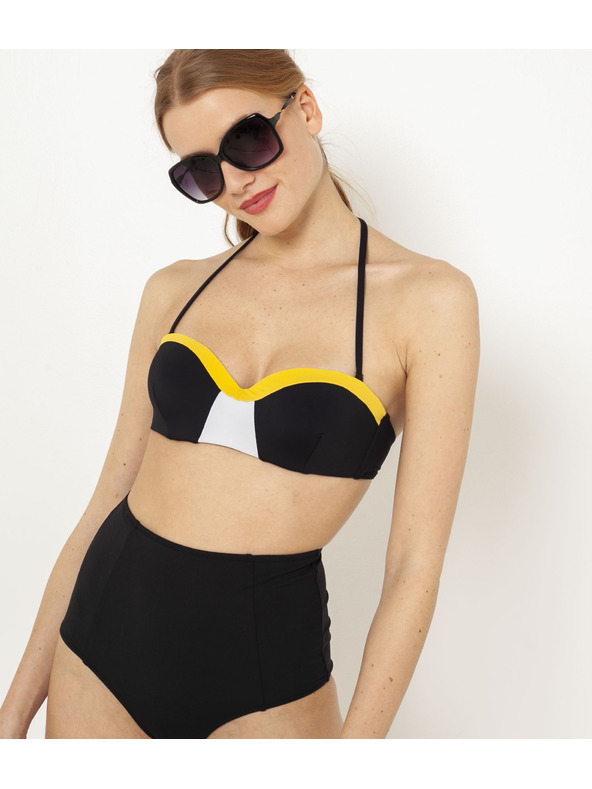 CAMAIEU Schwarzes Oberteil Bademode CAMAIEU