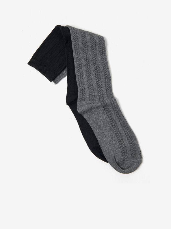 CAMAIEU Graue Socken 2er-Set CAMAIEU