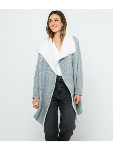 CAMAIEU Blau-weiße Strickjacke CAMAIEU