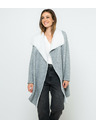 CAMAIEU Blau-weiße Strickjacke CAMAIEU