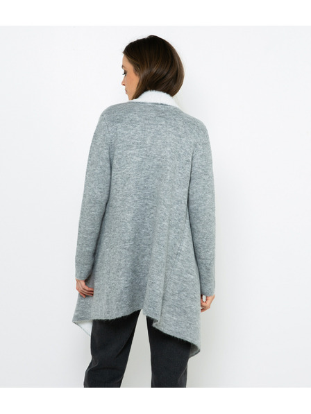 CAMAIEU Blau-weiße Strickjacke CAMAIEU