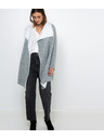 CAMAIEU Blau-weiße Strickjacke CAMAIEU
