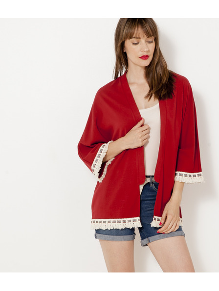 CAMAIEU Rotes Kimono CAMAIEU