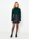 CAMAIEU Dunkelgrüner Pullover
