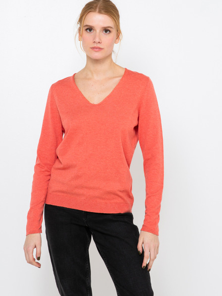 CAMAIEU Roter Pullover CAMAIEU