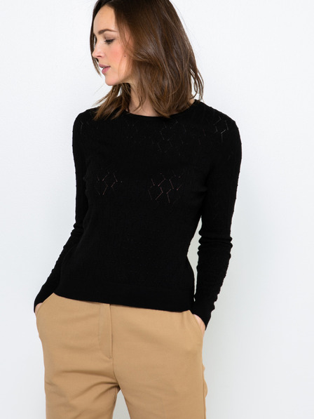 CAMAIEU Schwarze CAMAIEU-Strickjacke