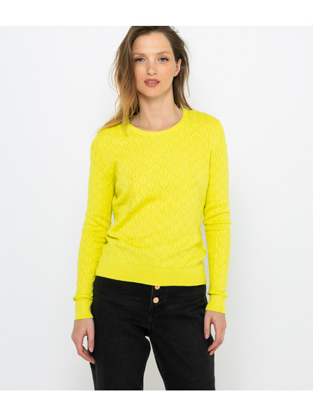 CAMAIEU Gelber Pullover CAMAIEU