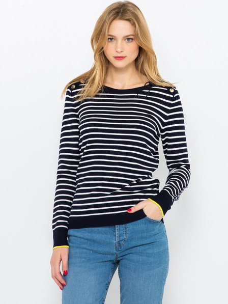 CAMAIEU Gestreifter Pullover