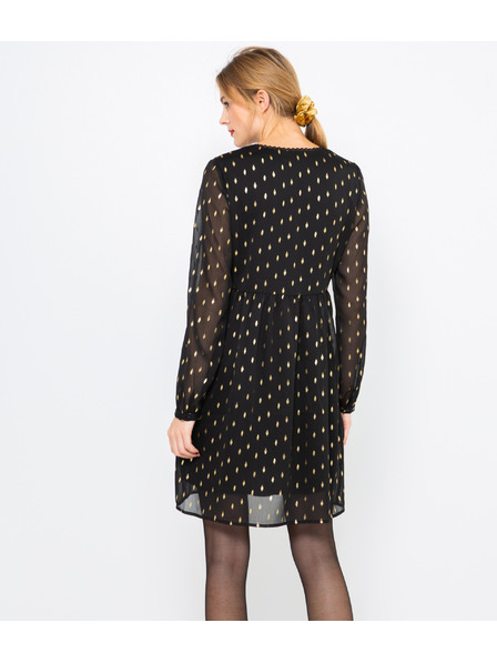 CAMAIEU Schwarzes Netzkleid CAMAIEU