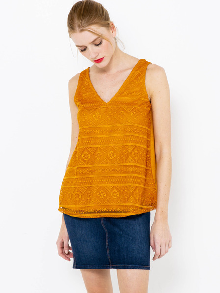 CAMAIEU Orangefarbenes Tank-Top CAMAIEU