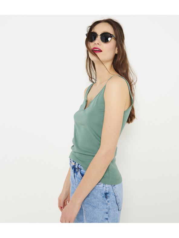 CAMAIEU Grünes Top CAMAIEU