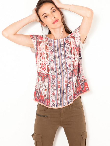 CAMAIEU Rosa T-Shirt CAMAIEU