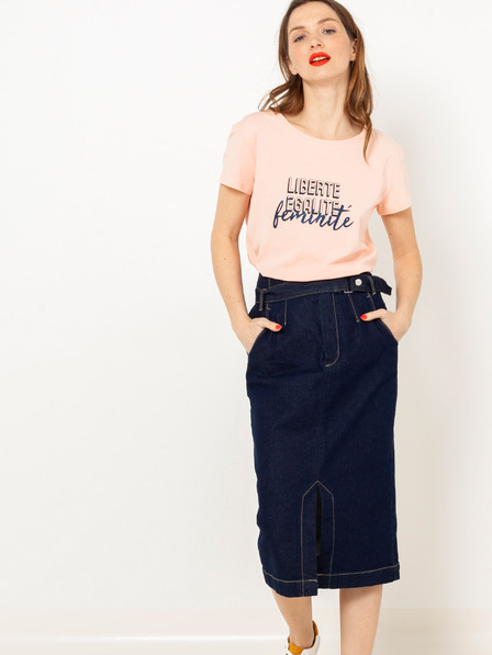 CAMAIEU Rosa T-Shirt CAMAIEU