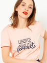 CAMAIEU Rosa T-Shirt CAMAIEU