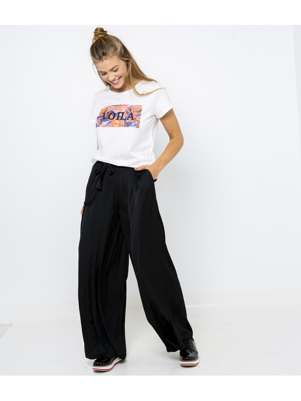 CAMAIEU Weißes T-Shirt mit Aufdruck