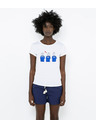 CAMAIEU Weißes T-Shirt mit Druck CAMAIEU