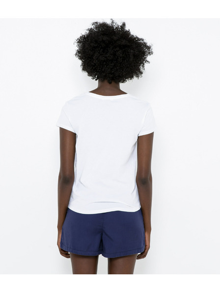 CAMAIEU Weißes T-Shirt mit Druck CAMAIEU