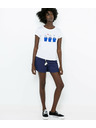 CAMAIEU Weißes T-Shirt mit Druck CAMAIEU