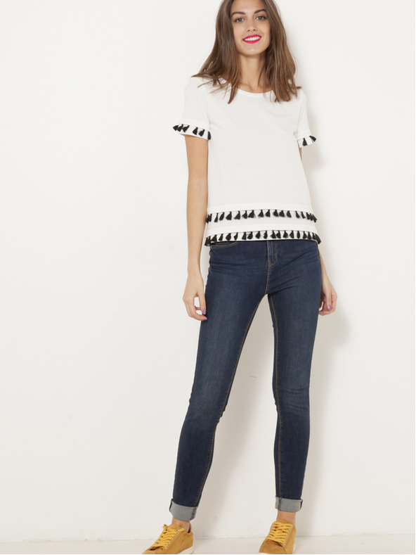 CAMAIEU Weiße Bluse CAMAIEU