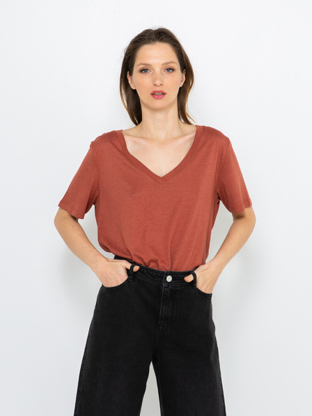 CAMAIEU Braunes T-Shirt CAMAIEU
