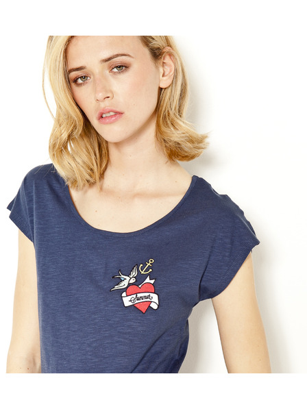 CAMAIEU Blaues T-Shirt CAMAIEU