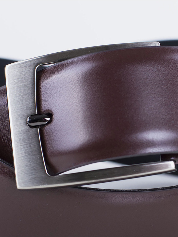 Zapana Dunkelbrauner Herrengürtel Zapana Flow Leder