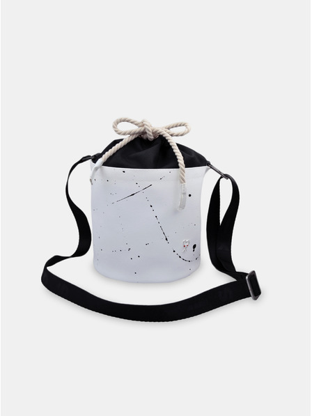 Xiss Weiße Damen-Crossbody-Tasche Kiss Mini White Splash