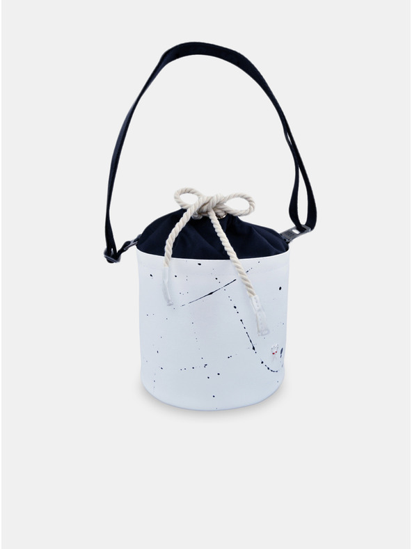 Xiss Weiße Damen-Crossbody-Tasche Kiss Mini White Splash