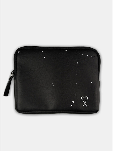 Xiss Schwarzes Portemonnaie für Frauen Xiss Splashed Black