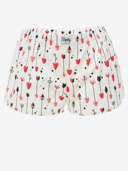 Slippsy Weiße Damen Slippy Amor Girl Shorts