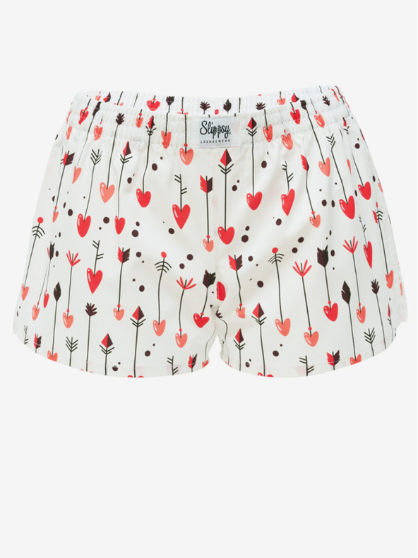 Slippsy Weiße Damen Slippy Amor Girl Shorts