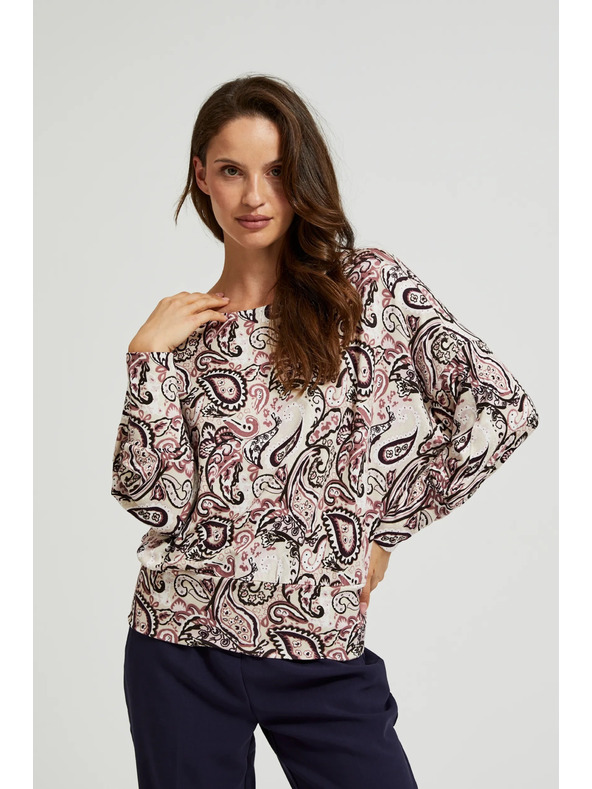 Moodo Hellbeige Damen-Pullover