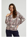 Moodo Hellbeige Damen-Pullover