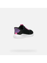 Geox Schwarze Mädchen-Sneaker Geox Sprintye Fast In