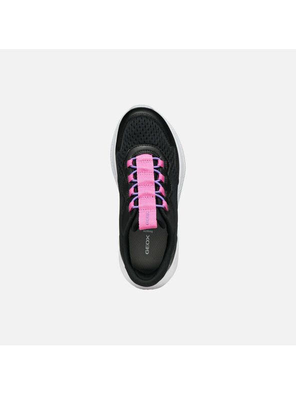 Geox Schwarze Mädchen-Sneaker Geox Sprintye Fast In